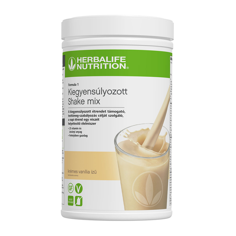 Herbalife® Formula 1 Kiegyensúlyozott shake mix 780 g krémes vanília